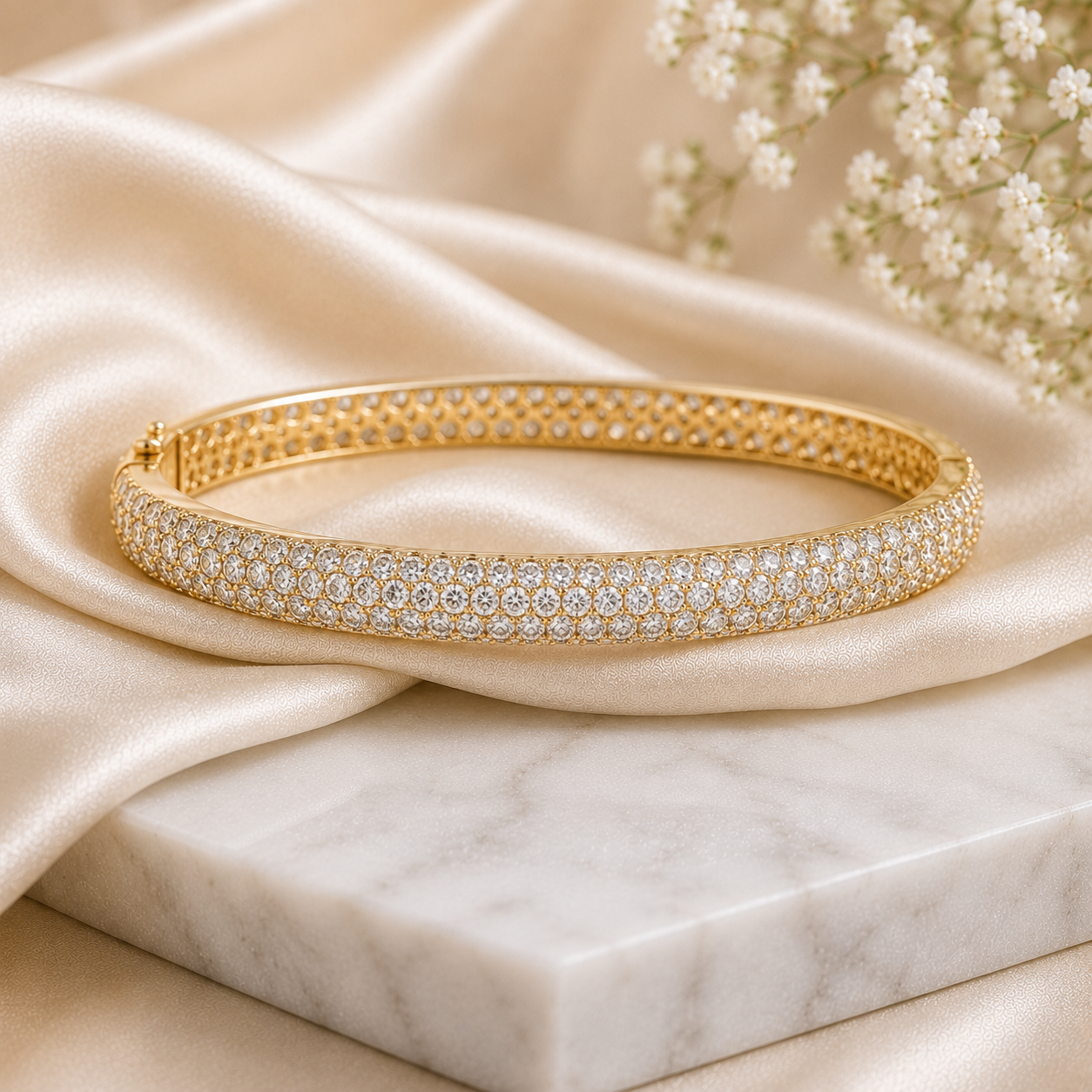 Classic Diamond Bangle